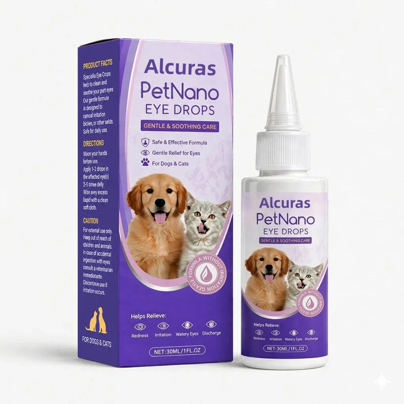 š„Final 60% OFF Alcuras⢠PetNano Eye Drops