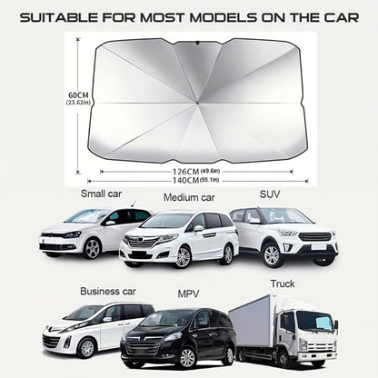 2026 Summer Hot Sale-💥2026 Foldable Anti-UV Windshield Sunshade