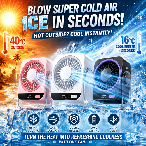 Alcuras™ New Semiconductor Cooling Desktop Fan