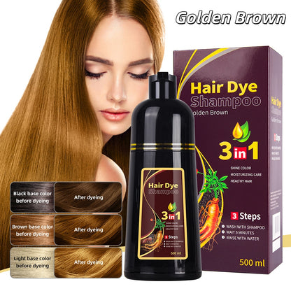 🔥The Black Instant 3-in-1 Hair Dye Shampoo