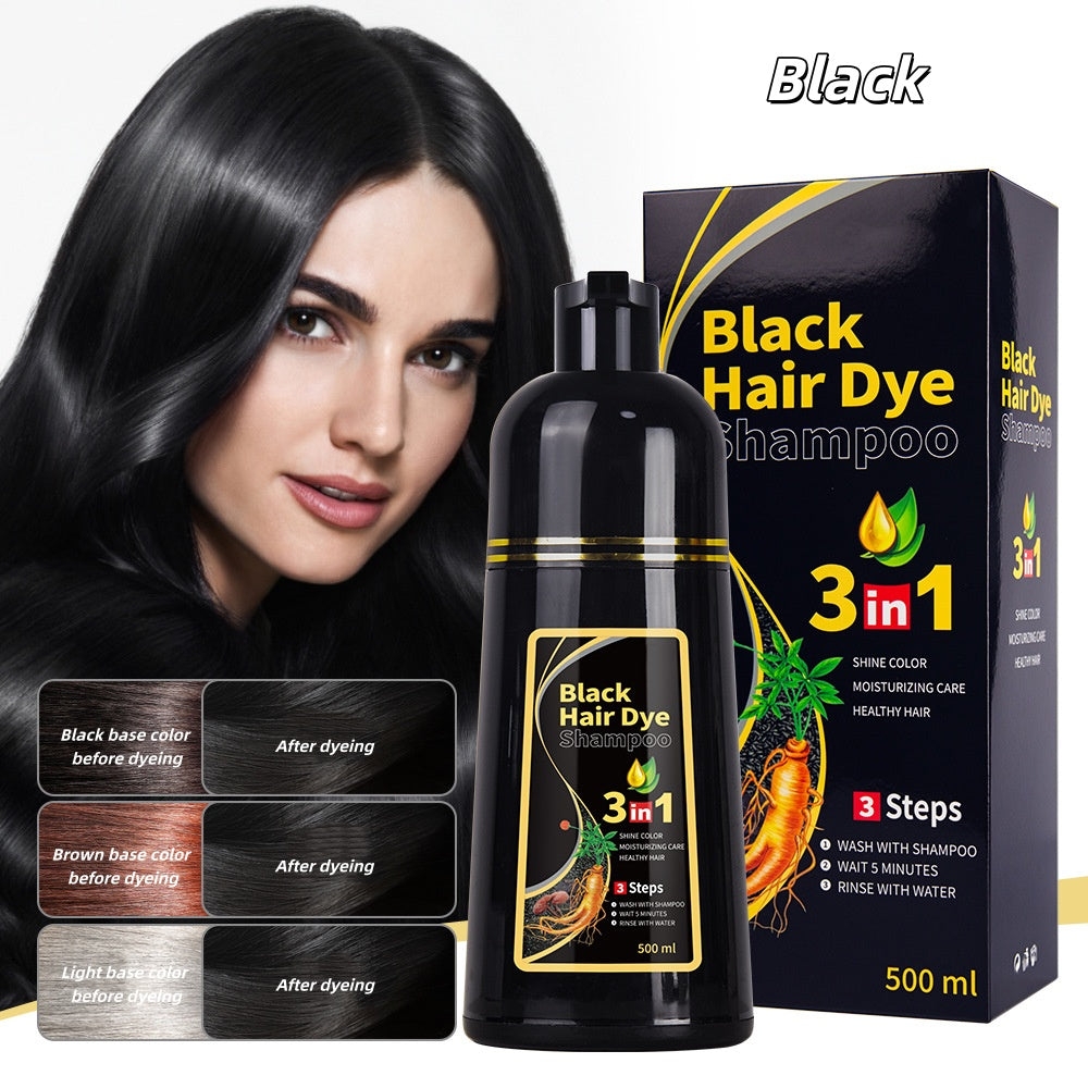 🔥The Black Instant 3-in-1 Hair Dye Shampoo