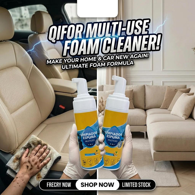 🔥4-in-1 Multi-Enzyme Foam Cleaner – Deep Clean Car, Kitchen, Bathroom & Sofa