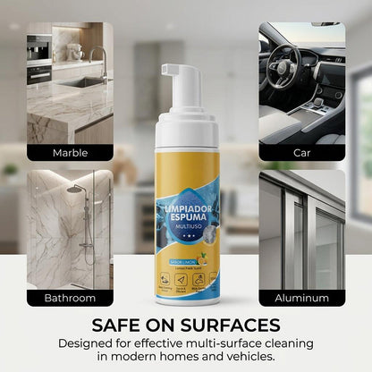 🔥4-in-1 Multi-Enzyme Foam Cleaner – Deep Clean Car, Kitchen, Bathroom & Sofa