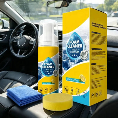 🔥4-in-1 Multi-Enzyme Foam Cleaner – Deep Clean Car, Kitchen, Bathroom & Sofa