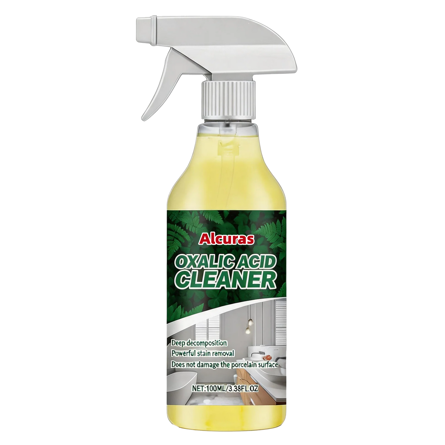 🎉Alcuras🔥Bathroom Cleaner for Tough Toilet & Sink Stains🛁