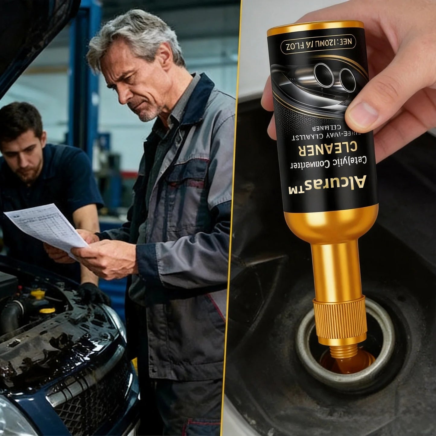 Alcuras™ Automotive Catalytic Converter Cleaner for Exhaust Care