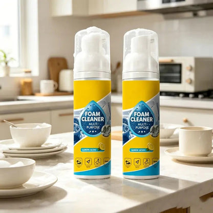 🔥4-in-1 Multi-Enzyme Foam Cleaner – Deep Clean Car, Kitchen, Bathroom & Sofa