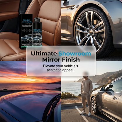 High gloss hydrophobic nanoceramic coating spray