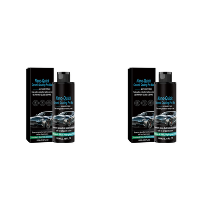 High gloss hydrophobic nanoceramic coating spray
